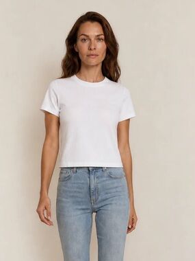 New w tags Livotte LIV-BASIC CREW NECK SHORT SLEEVE T-SHIRT S
